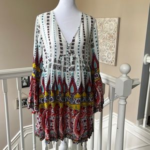 Modern vintage - Fire and Ice dress